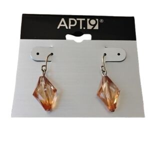 Apt. 9 Women's Orange Dangle Drop Earrings Pierced Statement Jewelry